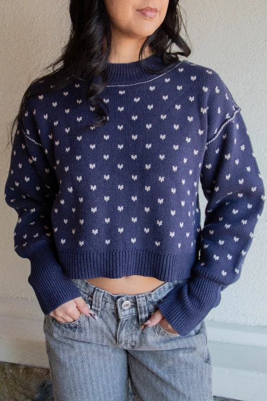 Cozy Essentials Patterned Knit Sweater by For Good