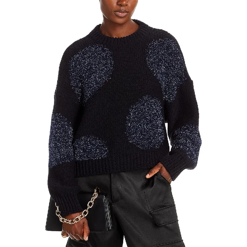Everyday Outfits Essentiel Antwerp Womens Crewneck Ribbed Pullover Sweater