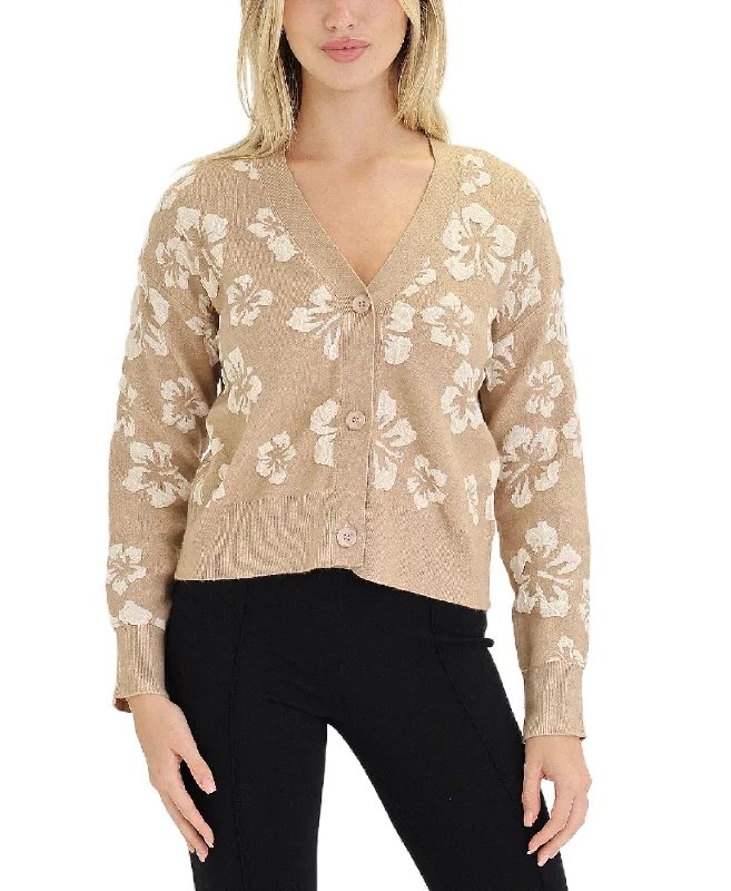 Stylish Casuals Printed Knit Cardigan