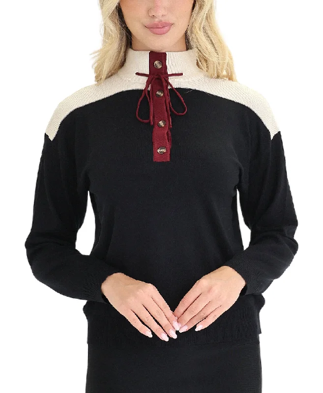Design And Tailoring Colorblock Sweater