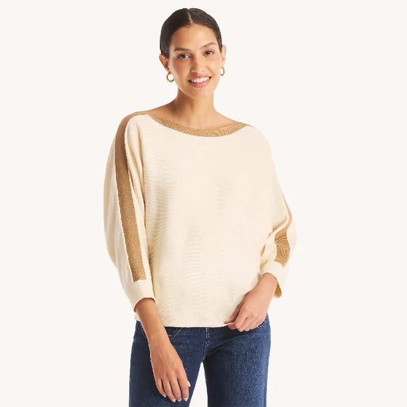 Fashionable In The Times Nautica Womens Boat-Neck Sweater