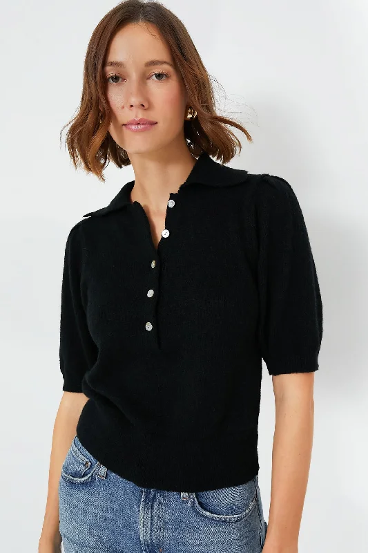 Warm Chic Outfits Black Eloise Sweater