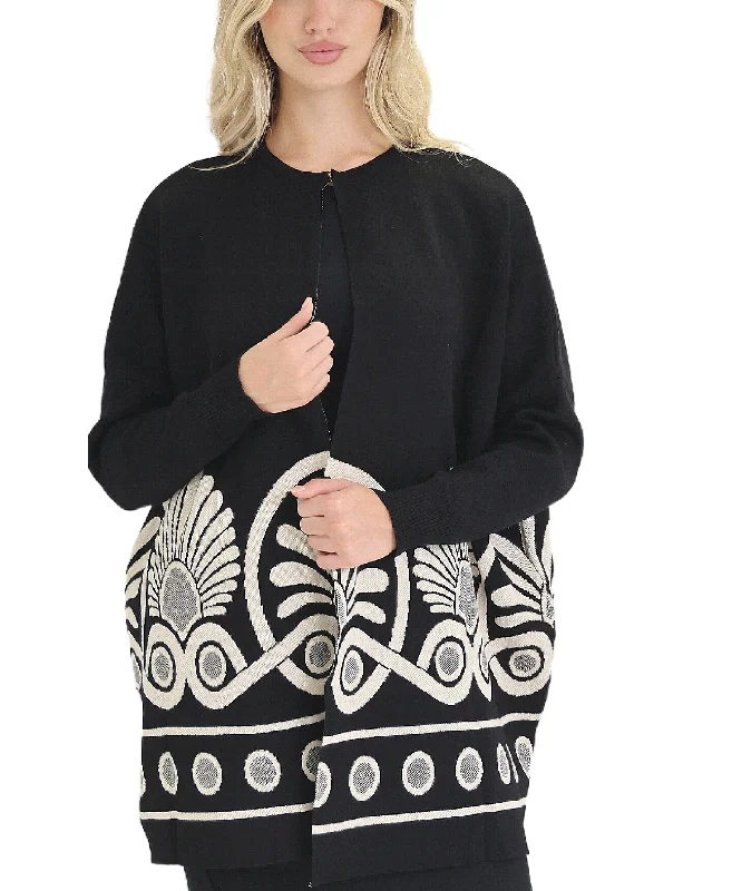 Noble And Elegant Printed Cardigan