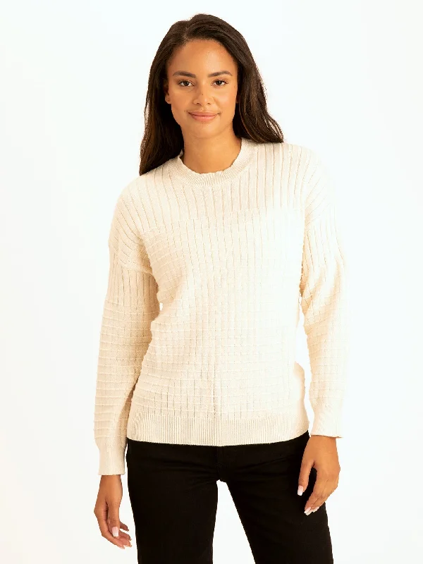 Soft Style Bibiana Mixed Media Sweater
