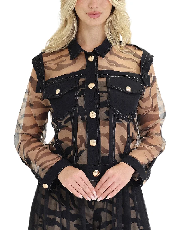 Dressing Tips Animal Print Blouse