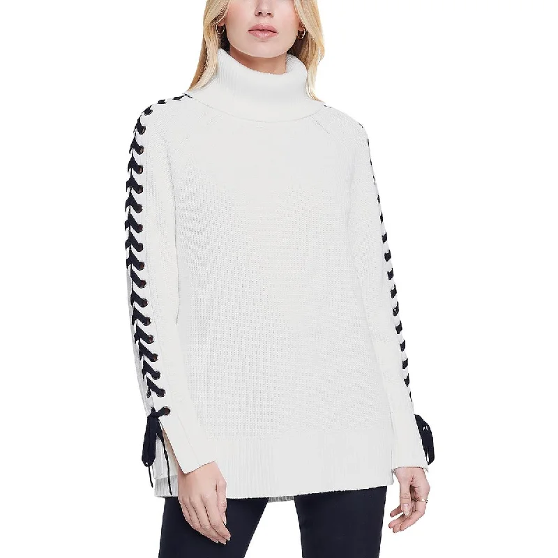 Minimal Comfort L'Agence Womens Nola Ribbed Knit Long Sleeve Turtleneck Sweater