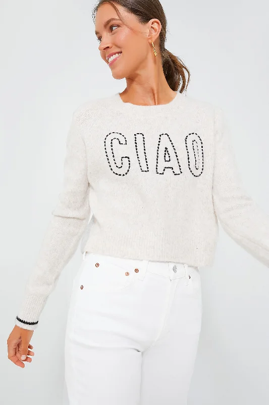 Knowledge And Elegance Light Oatmeal Ciao Milan Sweater