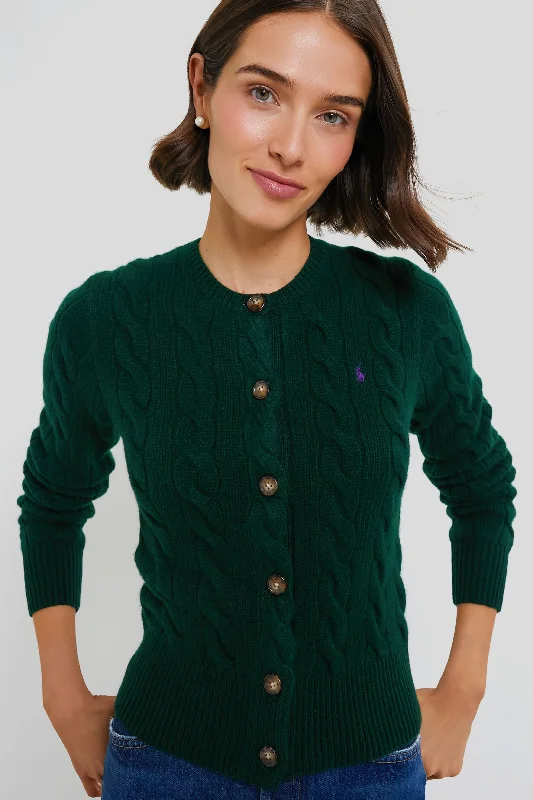 Soft Feel Moss Agate Long Sleeve Cardigan