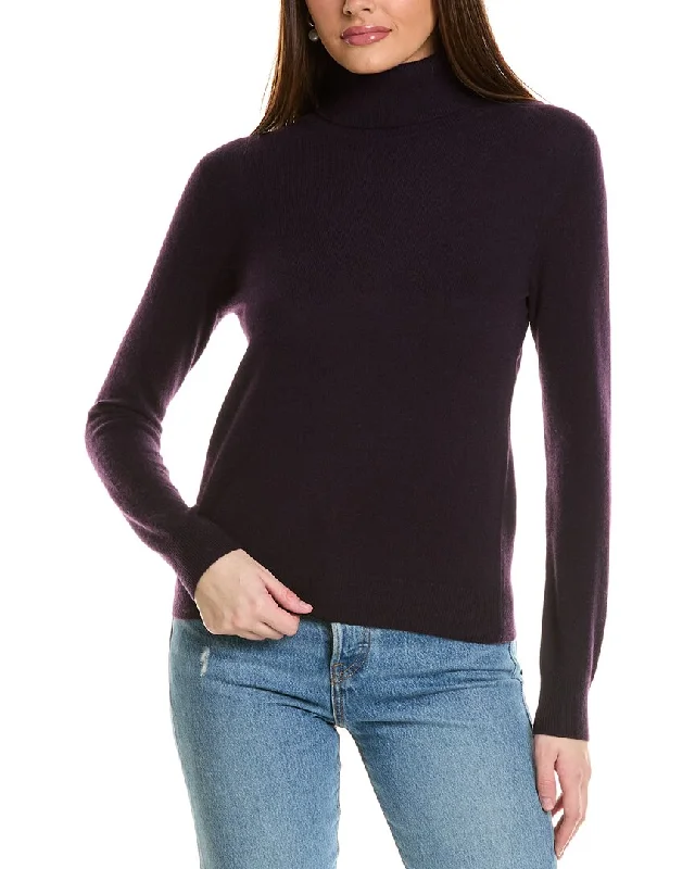 Comfortable Jeans Amicale Cashmere Basic Turtleneck Cashmere Sweater