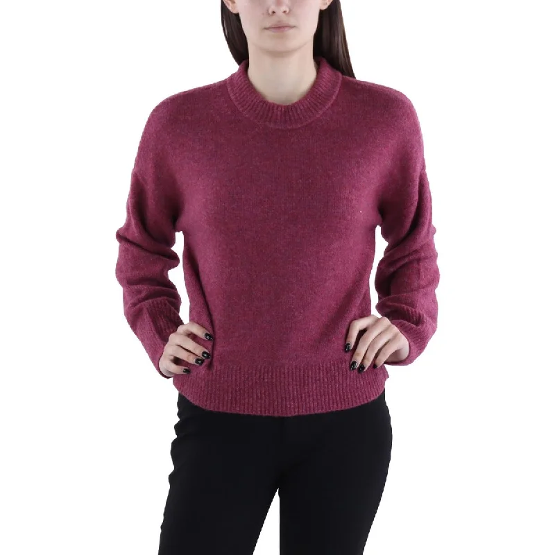 French Style Abercrombie & Fitch Womens Heathered Mock Neck Pullover Sweater