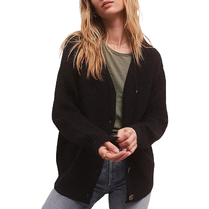 Versatile Items Z Supply Womens Fern V Neck Long Sleeve Cardigan Sweater