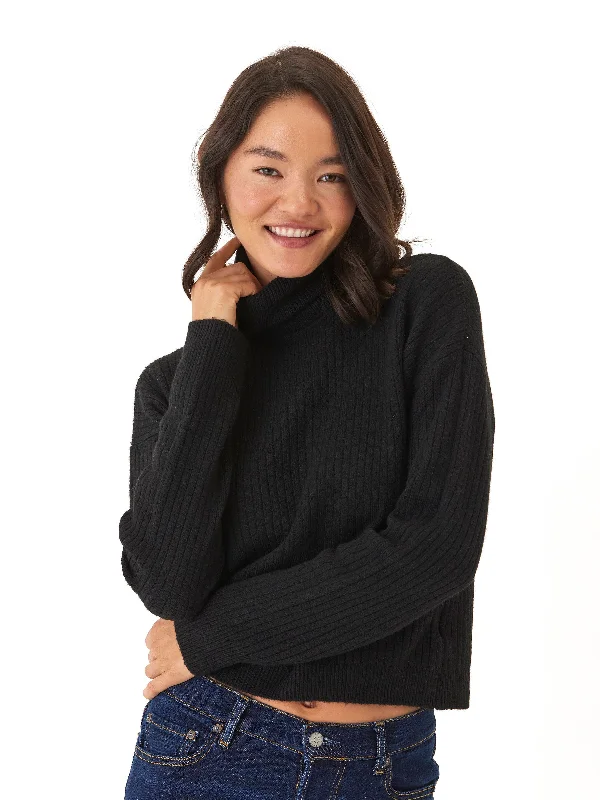 Comfy Dress Toki Rib Knit Turtleneck