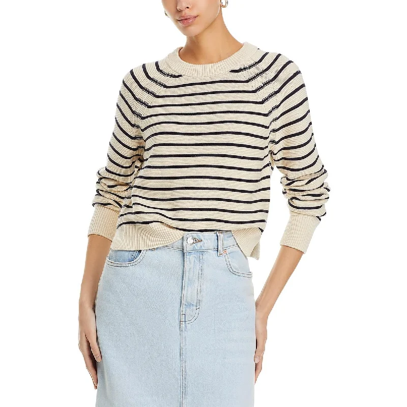 Fashion Comfort French Connection Womens Lillie Mozart Crop Crewneck Pullover Sweater