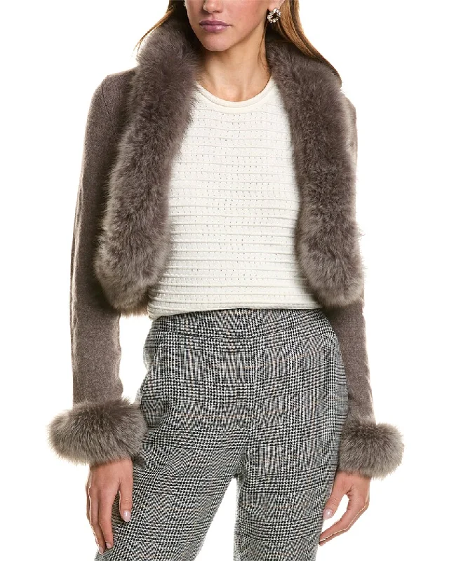 Comfortable Looks Hannah Rose Cashmere Shrug