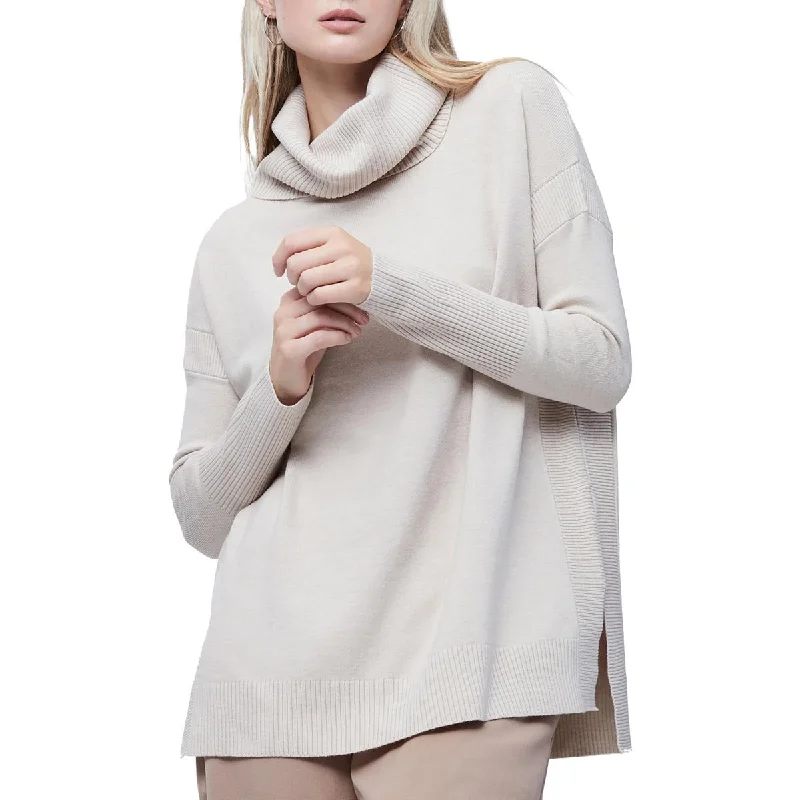 Luxury Temperament French Connection Womens Cowl Neck  Pullover Sweater