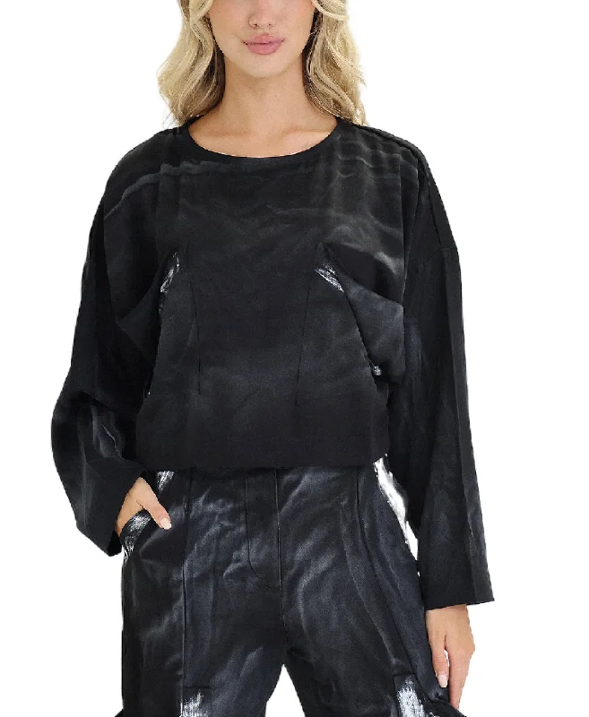 Exquisite Craftsmanship Printed Top
