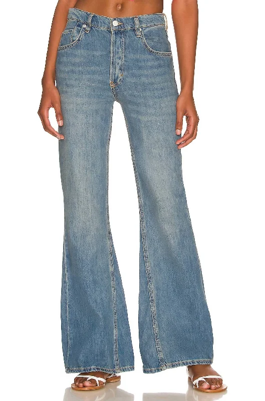 Personal Charm New Dawn Flare Jean In Belgrade Blue