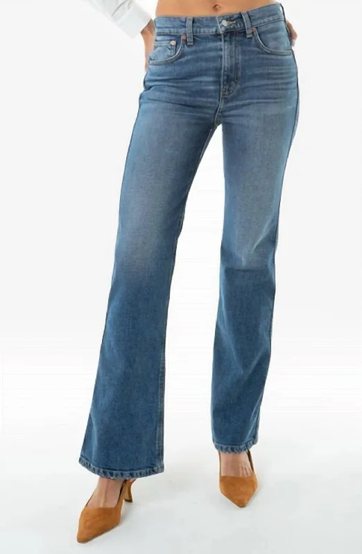 High Street Fashion Anya Modern Flare In Denim