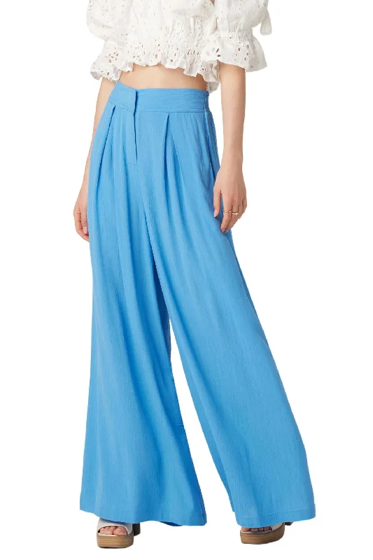 Elegant Series Ayala Pants In Riviera Blue