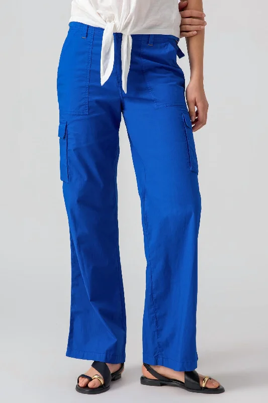 Unique Fashion Reissue Cargo Pant In Ocean Blue