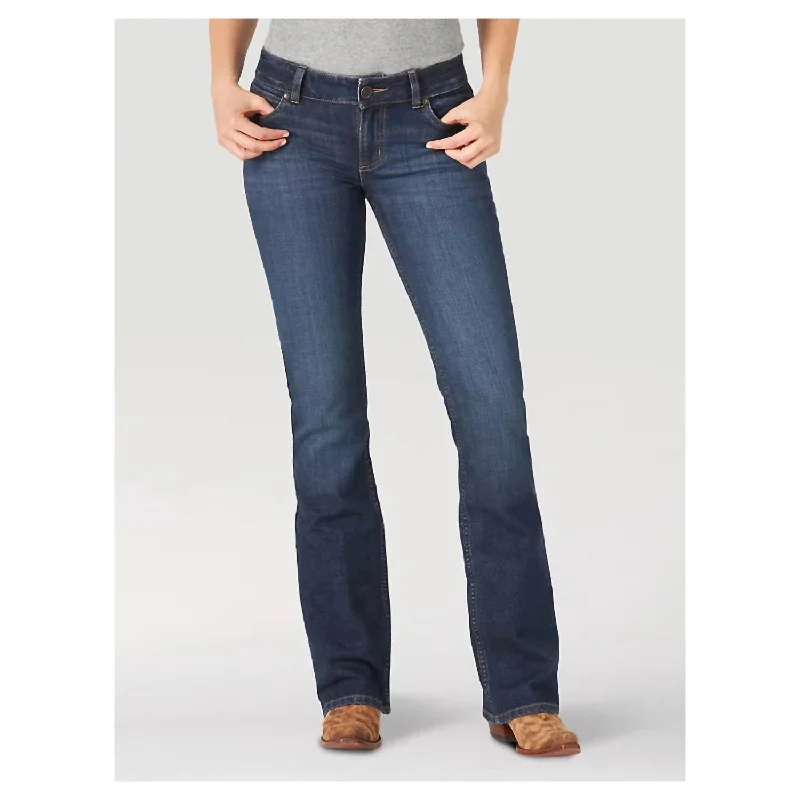High-end Customization Women's Mid Rise Retro Mae Bootcut Jean In Hadley