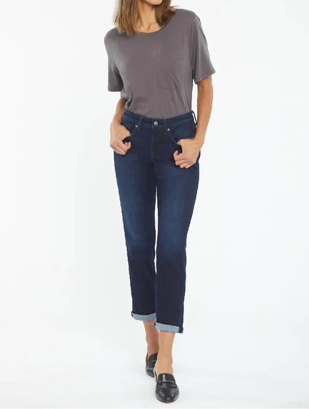 Fashionable Items Margot Girlfriend With Rolled Cuff Jean In Rapture