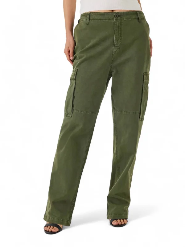 Youthful Vitality Uniform Cargo Pant In Fatigue001