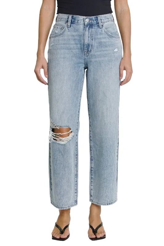 Trends Bobbie Straight Wide Leg Jean In Skyview