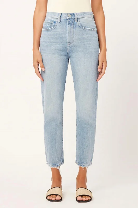 Fashion Concept Lela Slim Ultra High Rise Jeans In Light Seaglass