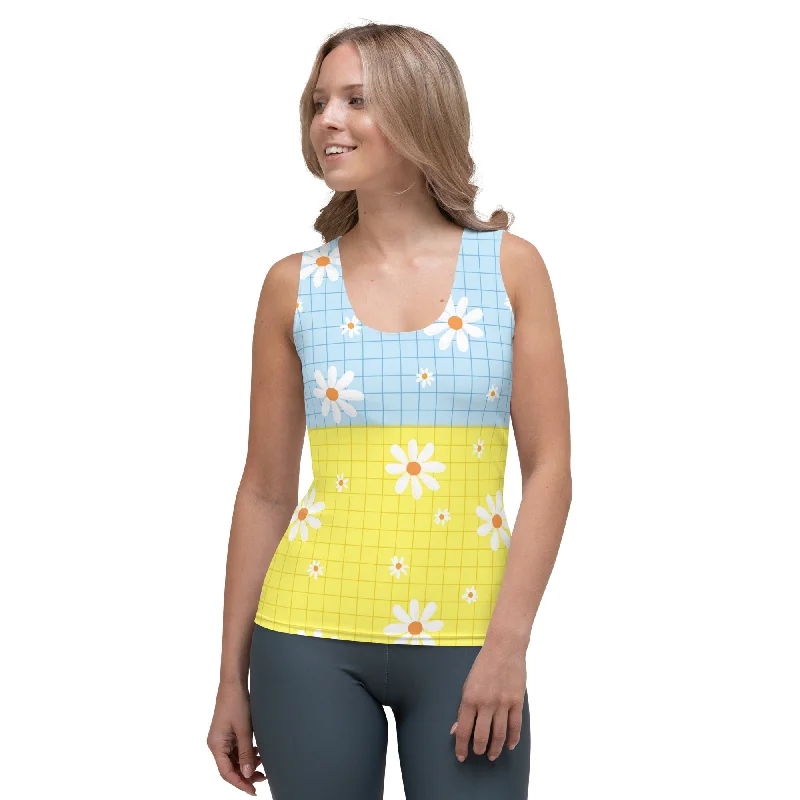 Comfortable Mind Pastel Patches Tank Top