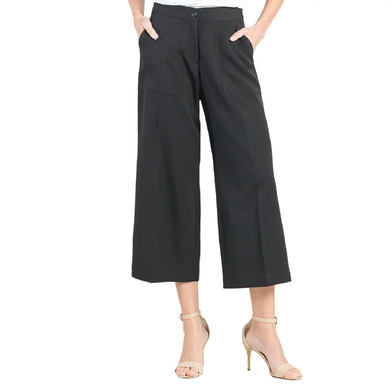 American Style Cropped Trouser In Black