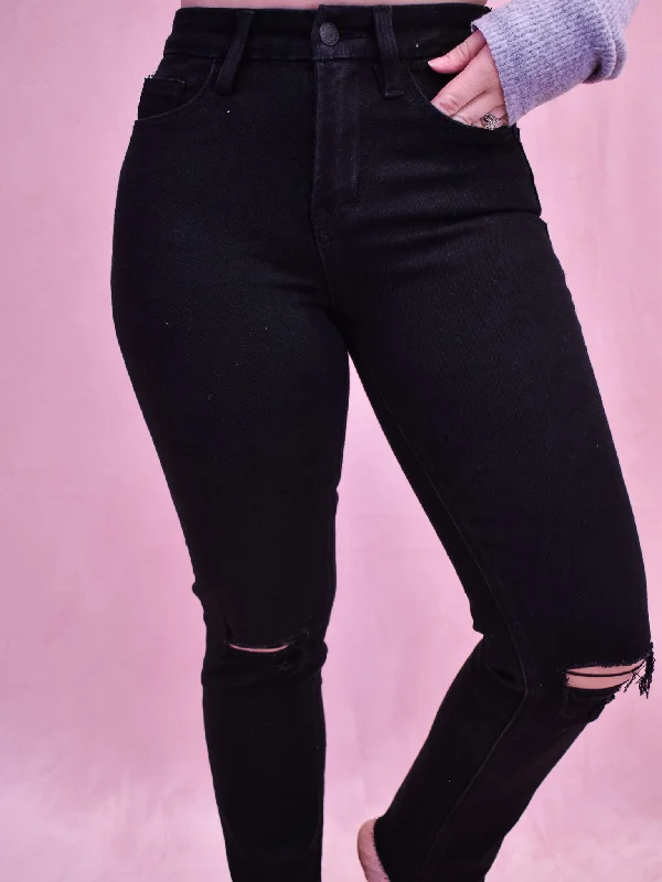 Relaxed Fashion Vervet Crop Slim Straight Jeans