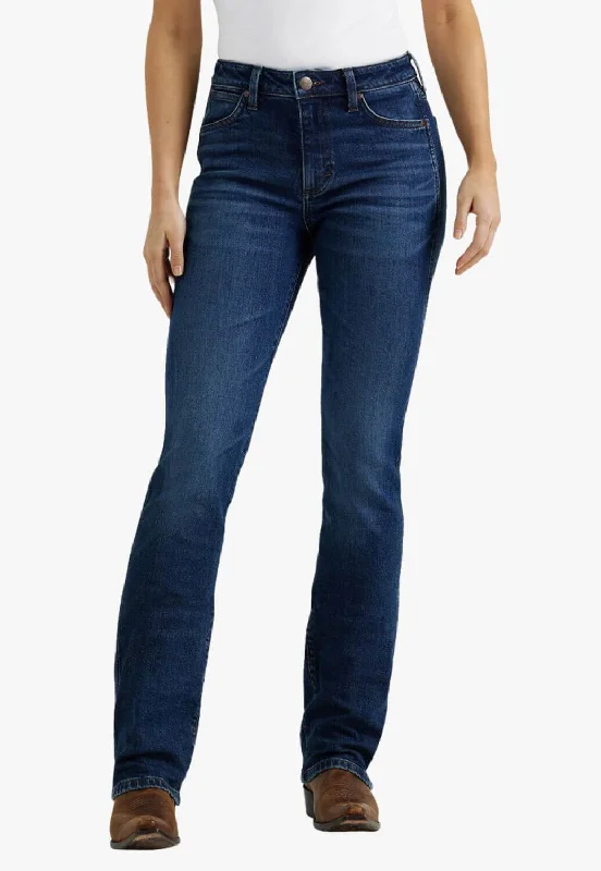 Smart Casuals Wrangler Womens Bailey High Rise Boot Cut Jean