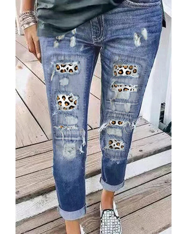 Cozy Dress Azura Exchange Ripped Denim Jeans - S