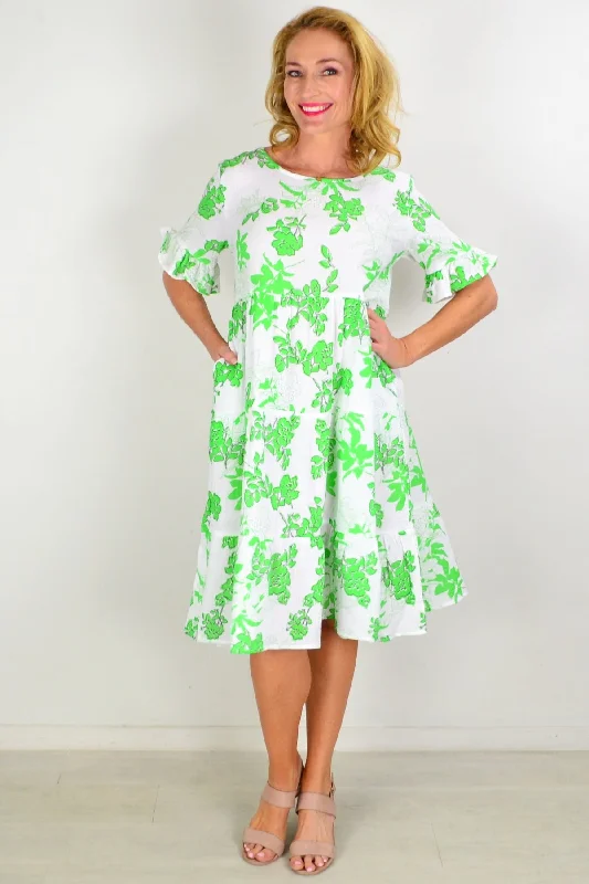 Elegant Casuals Play in the Park Tiered Tunic Dress