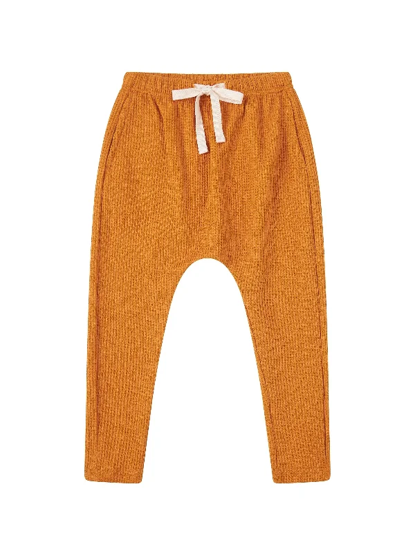 Luxury And Elegant mini waffle slouch pant