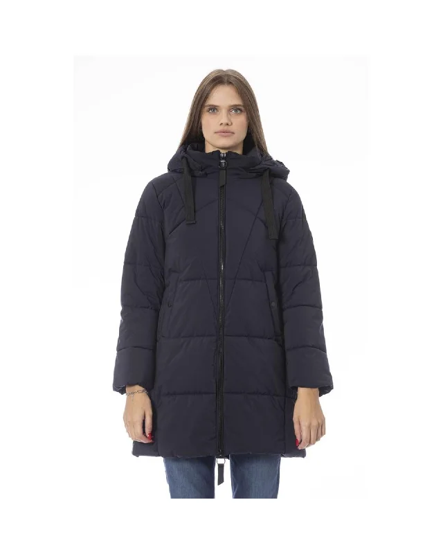 Cozy Dress Baldinini Trend Down Jacket with Threaded Pockets