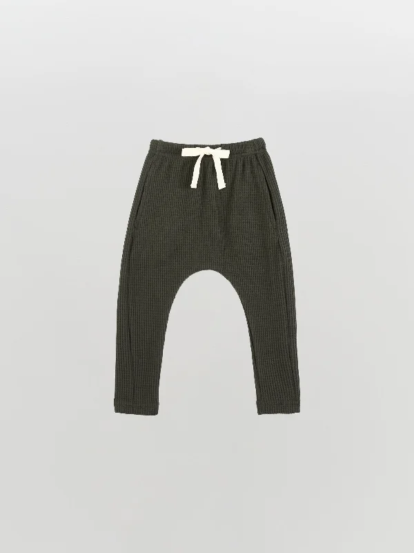 Casual And Comfortable mini waffle slouch pant