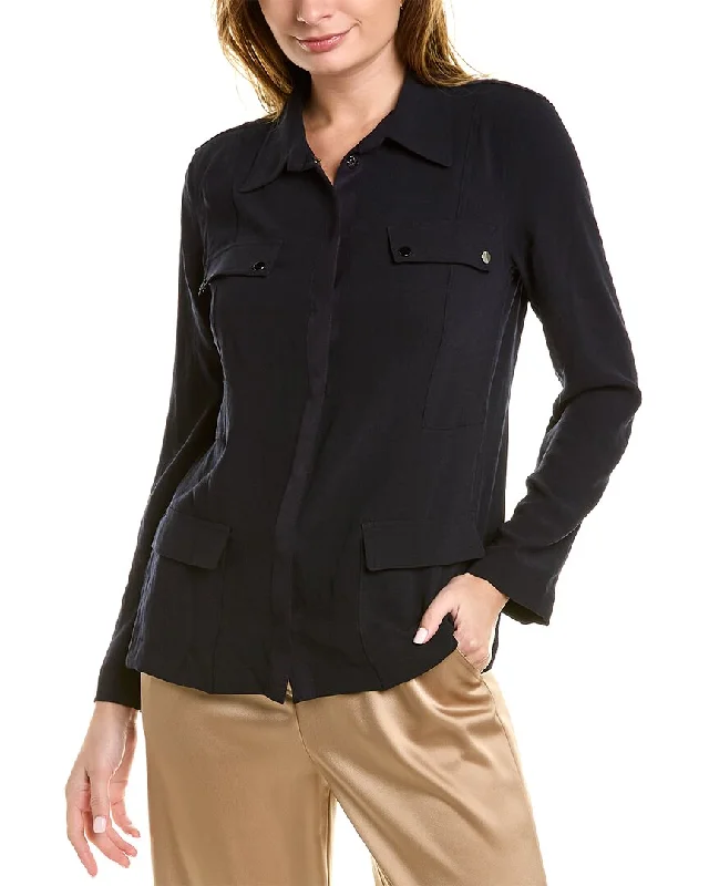 Relaxed Wear Elie Tahari Utility Shirt Jacket