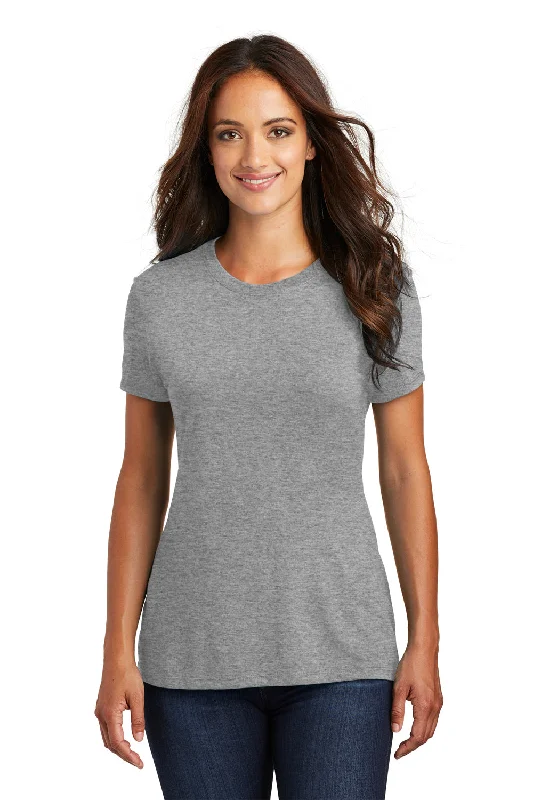 Classic Series District Womens Perfect Tri Short Sleeve Crewneck T-Shirt - Grey Frost Classic Series District Womens Perfect Tri Short Sleeve Crewneck T-Shirt - Grey Frost