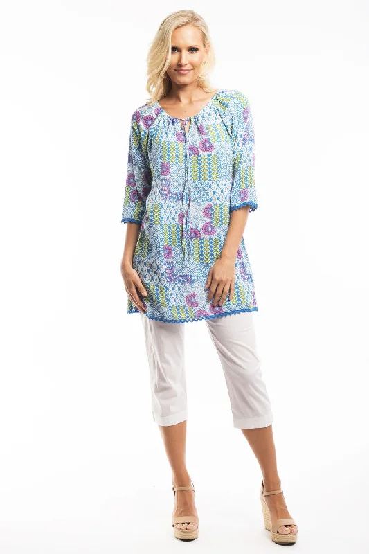 New Autumn And Winter Styles Zen Garden Tunic Blouse