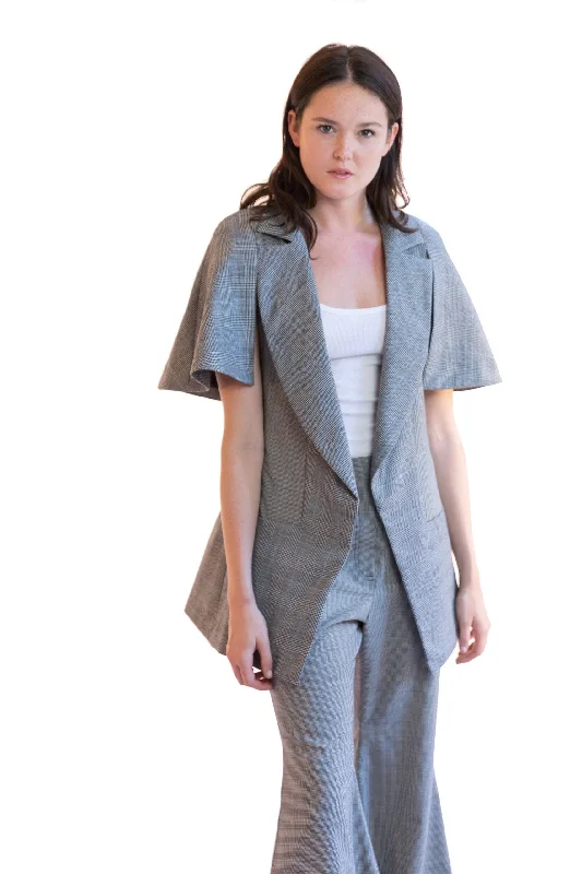 Cozy Chic Trend Patterns TPC13 Cape Sleeve Jacket