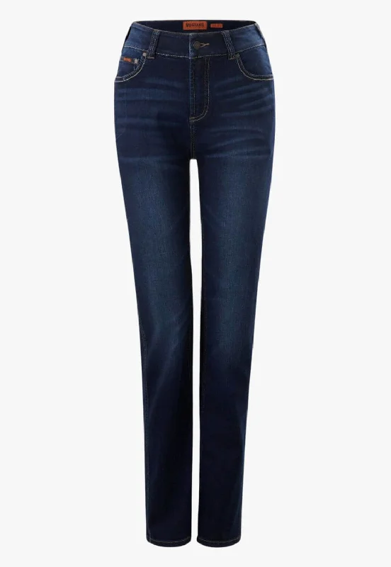 Smart Comfort Wear Mustang Womens Msignature Straight Leg Jean