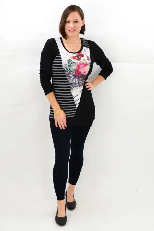 Youthful Street Fashion Nora Winter Tunic Top