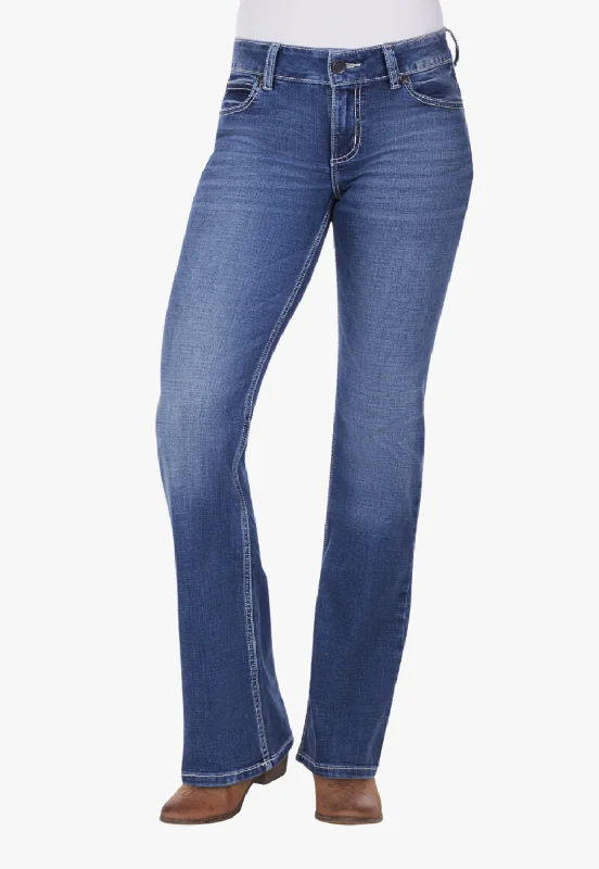 Soft Clothing Wrangler Womens Mae Retro Boot Cut Jean