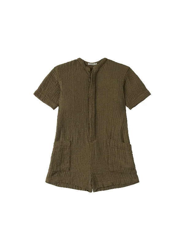 Outdoor Trend mini herringbone playsuit