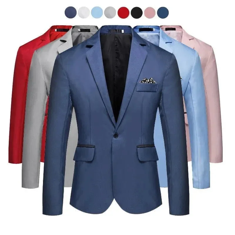 Comfortable Dresses Men Blazer - Dickson Business Blazer