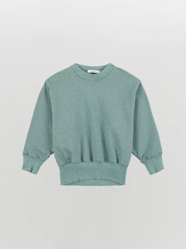 Youthful mini fleece elbow patch sweat