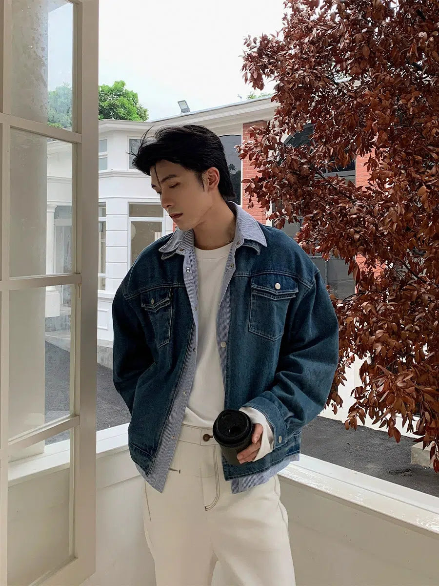 Cozy Vibes Two-Piece Denim Jacket