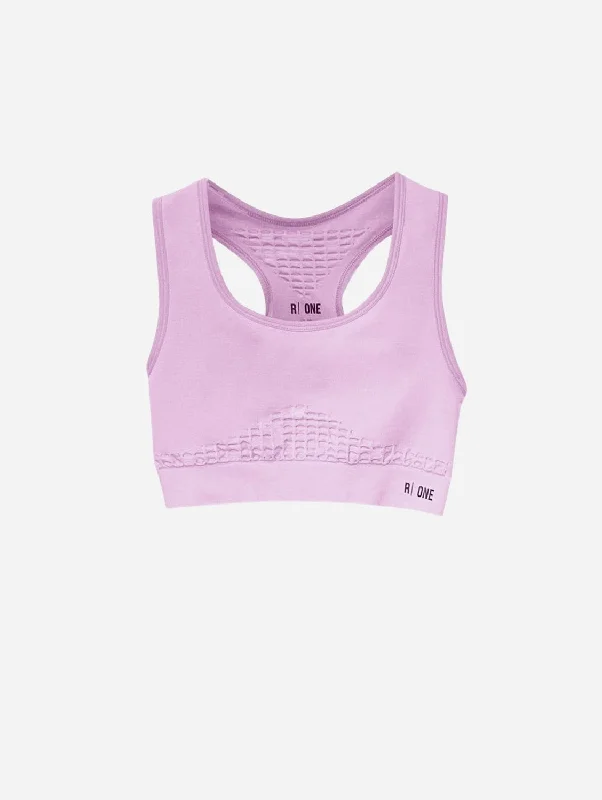 Exclusive Customization B-Confident Q-NOVA® Regenerated Material Nylon Sports Bra | Petal